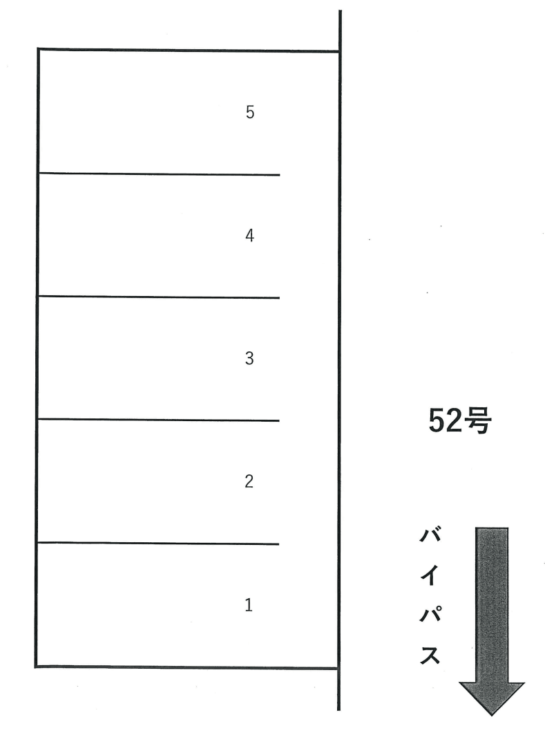 八木間町駐車場の駐車配置図