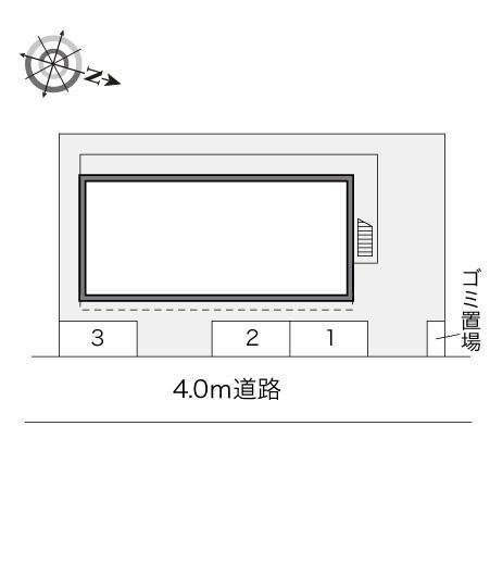 ジュネス黒部丘(22641)の駐車配置図