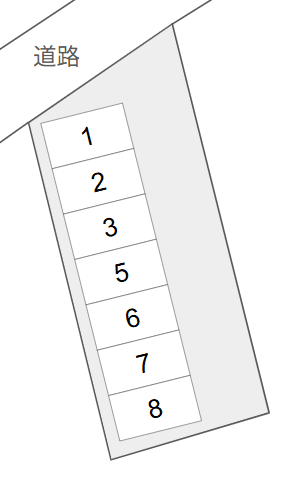 若尾駐車場の駐車配置図