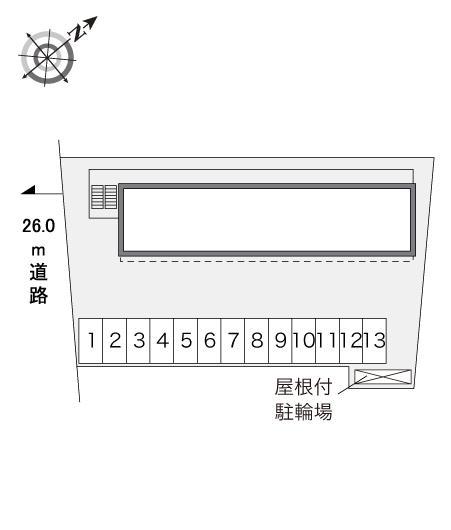 カーサ　クワトロ(27822)の駐車配置図