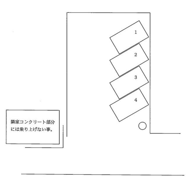 パーキング銚子屋２の駐車配置図