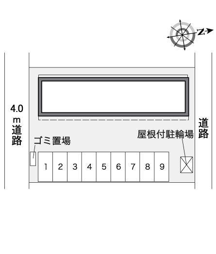 レザン(37429)の駐車配置図