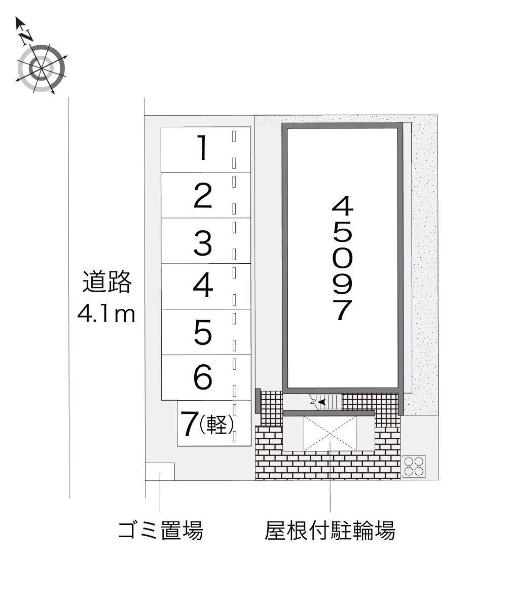 ウィスタリア２(45097)の駐車配置図