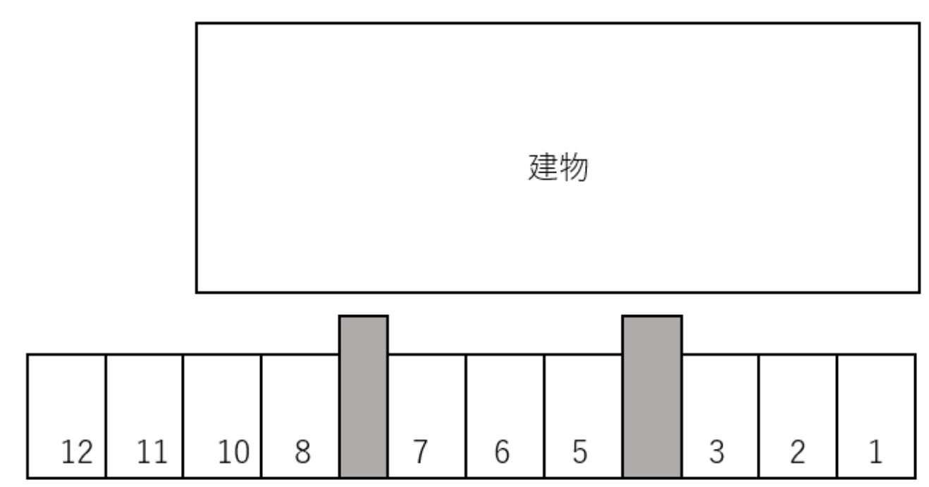 Ｍａｒｙ’Ｓ ｈｏｍｅ壱番館の駐車配置図