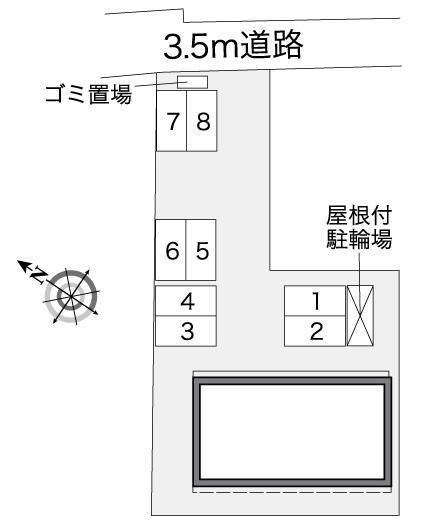 フォレ(38937)の駐車配置図