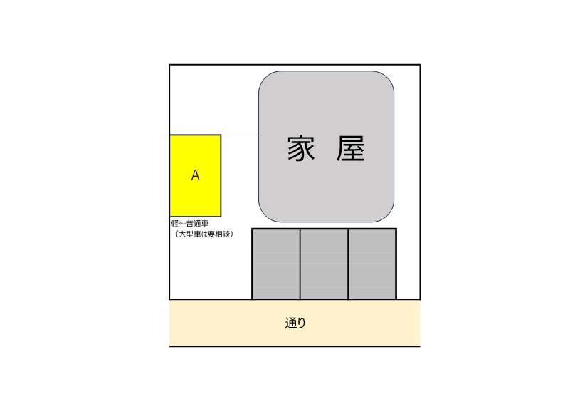 山本駐車場の駐車配置図