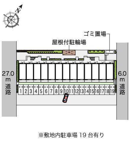 ブルージュ(47224)の駐車配置図