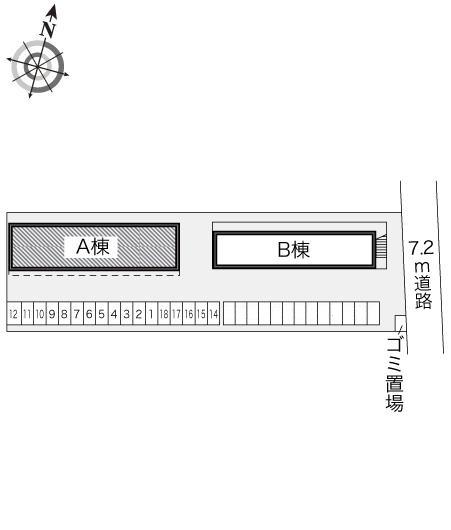 ＫＡＮＡＭＥⅠ(13822)の駐車配置図