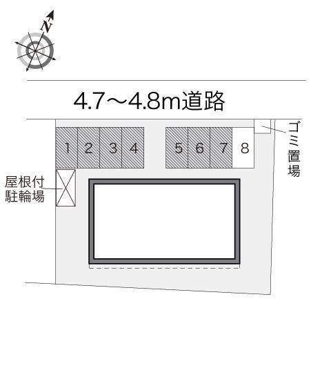 貴富彌(14003)の駐車配置図