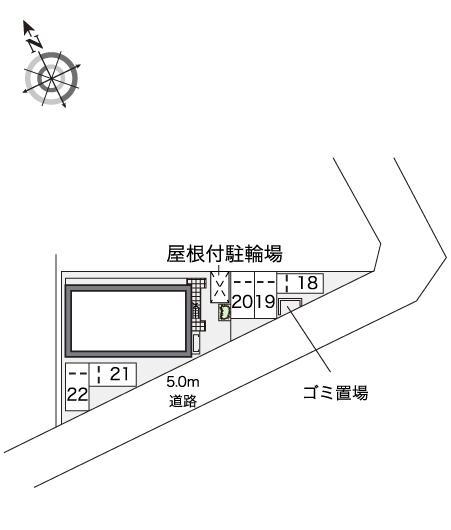 ウイング山の田Ⅱ(40792)の駐車配置図