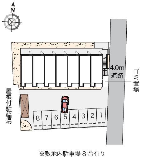 メゾン　アン(54101)の駐車配置図