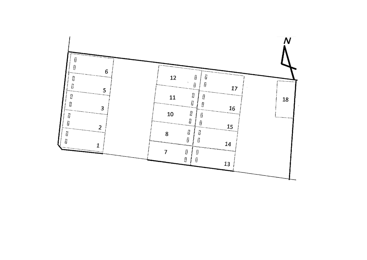ＮＯ．７８の駐車配置図