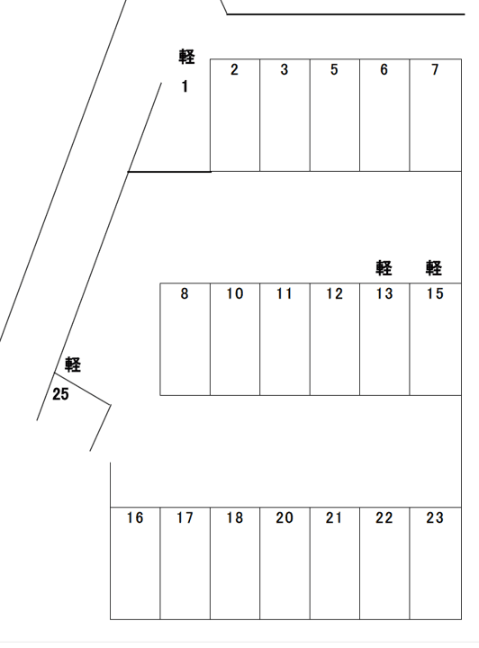 000070の駐車配置図