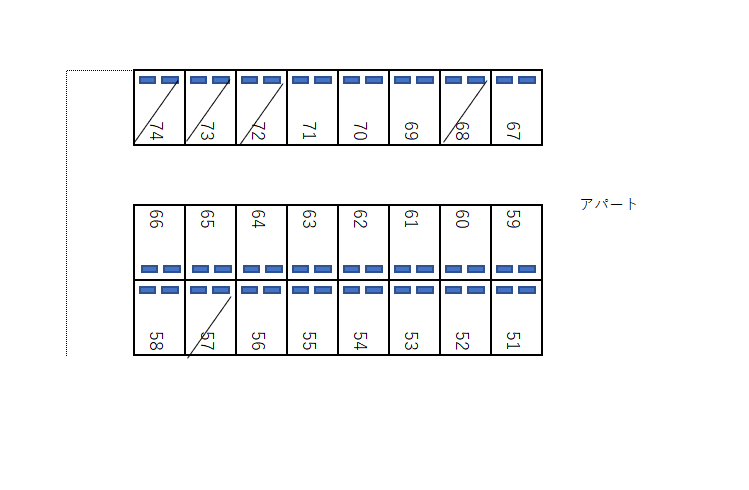 No.24駐車場の駐車配置図