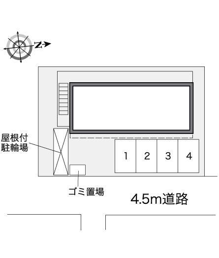 クラム(35697)の駐車配置図