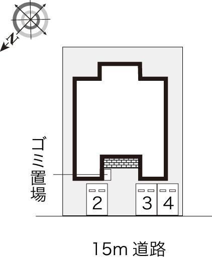 千歳町第１Ａ(3299)の駐車配置図