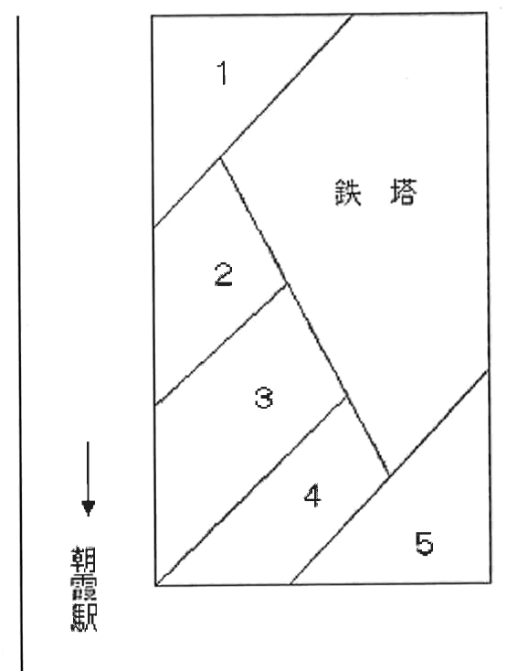 第２パレスＰの駐車配置図