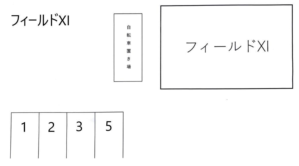 フィールドXIの駐車配置図
