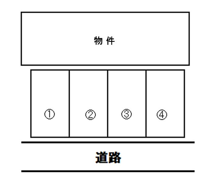 彦三２丁目Ｙ駐車場の駐車配置図