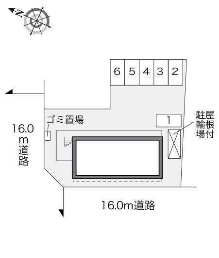 フォンティーヌ(23679)の駐車配置図