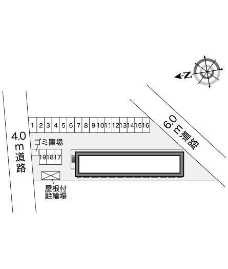 ｓｔａｂｌｅ(26902)の駐車配置図