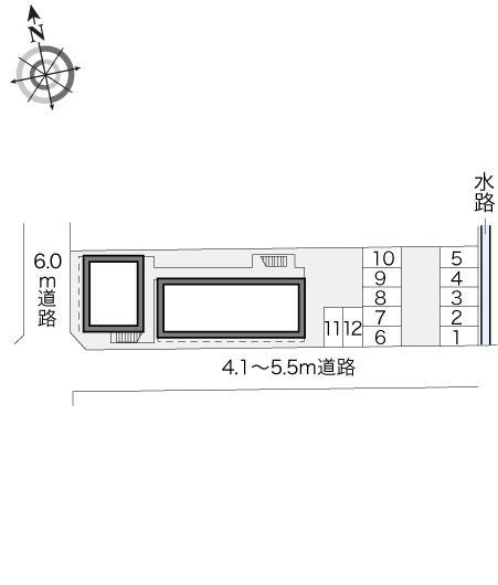 尾関(19715)の駐車配置図