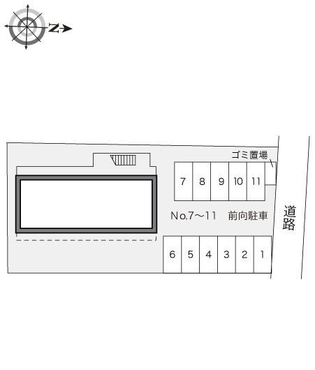 鹿鳴館(19024)の駐車配置図