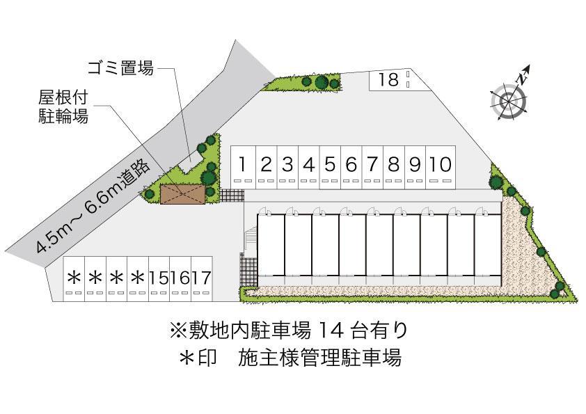 Ｔ＆Ｍコート(16723)の駐車配置図