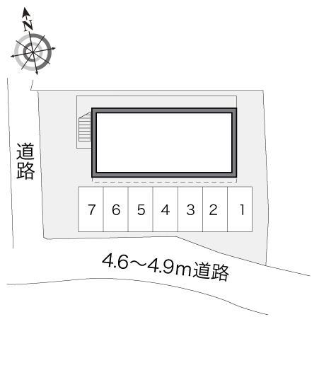 杏(19960)の駐車配置図