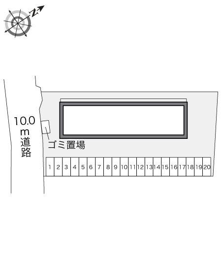 けやき通り西城(21905)の駐車配置図