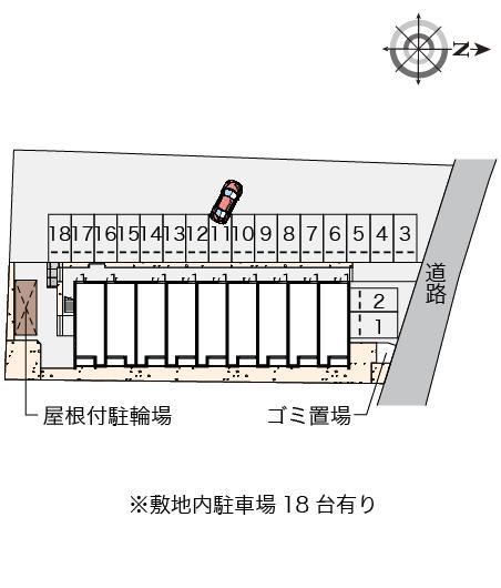 クレイノヴィブレ(59194)の駐車配置図