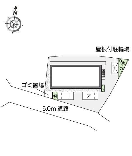 メゾン　ド　ブーケⅡ(46581)の駐車配置図
