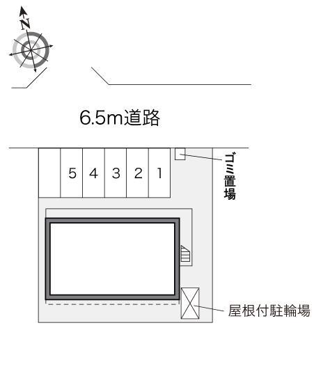 本城(22422)の駐車配置図