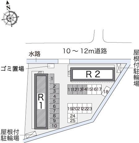 Ｒ１(16840)の駐車配置図