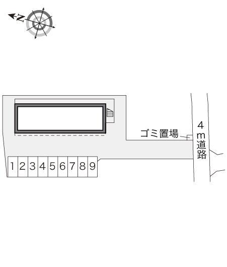 ＨＩすなやま(16396)の駐車配置図