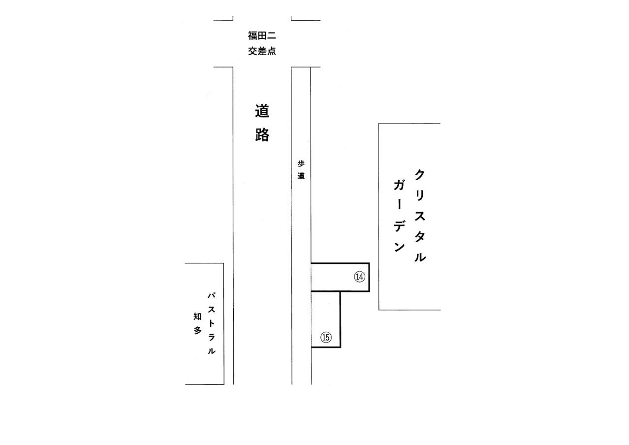 サニー第７パーキングの駐車配置図