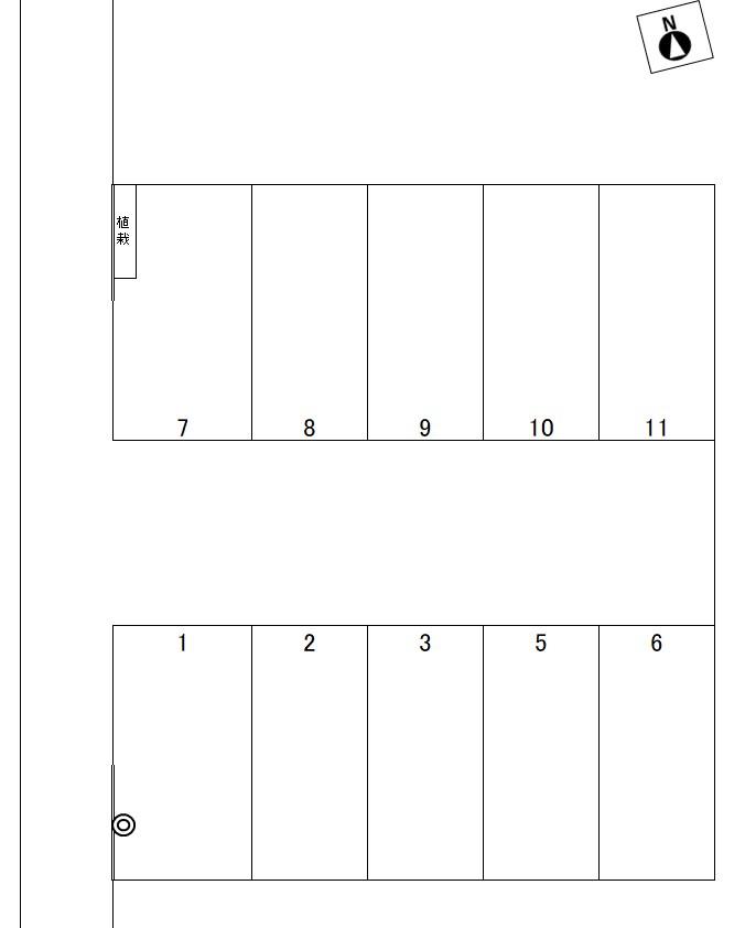 南戸ノ内パーキングの駐車配置図