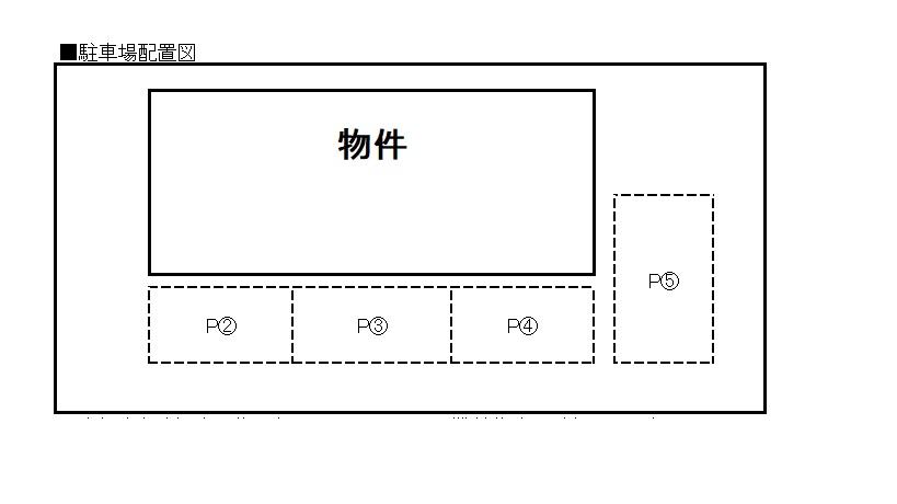 ジュネス高根木戸駐車場の駐車配置図