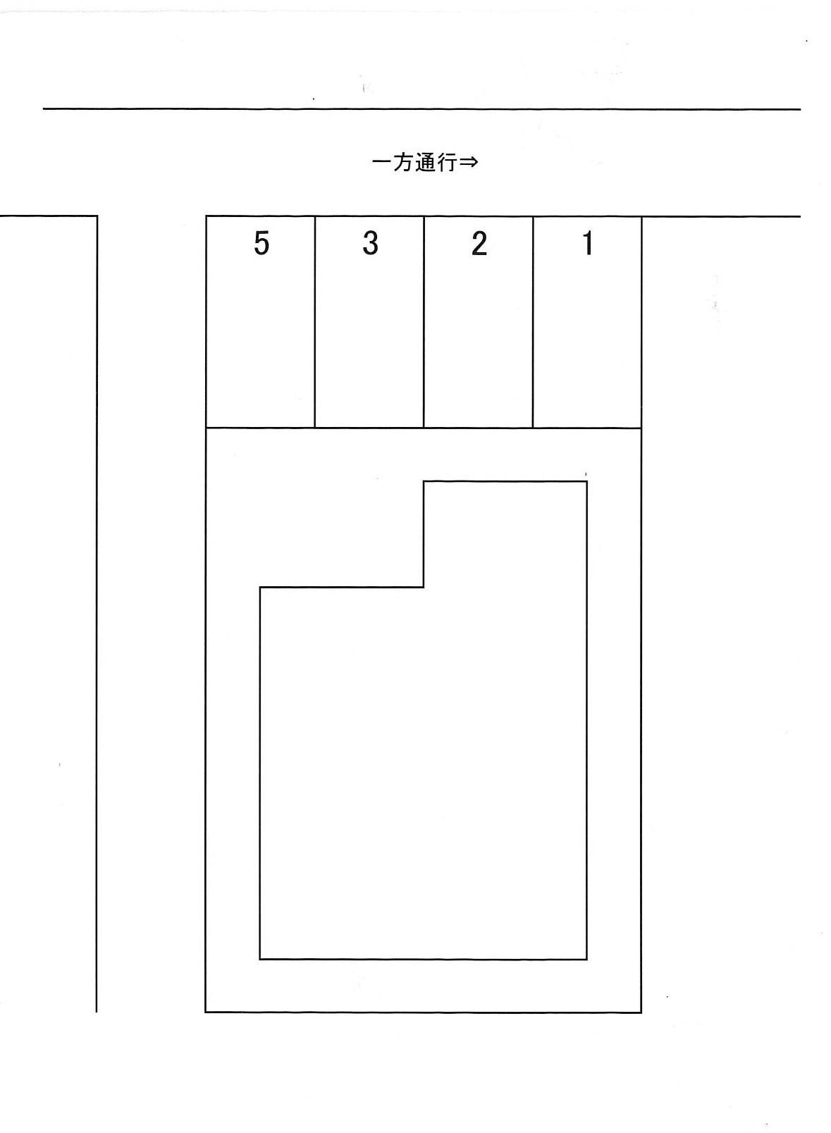 新富町駐車場の駐車配置図