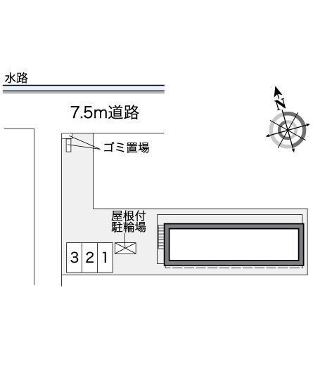 三田駅前(37679)の駐車配置図