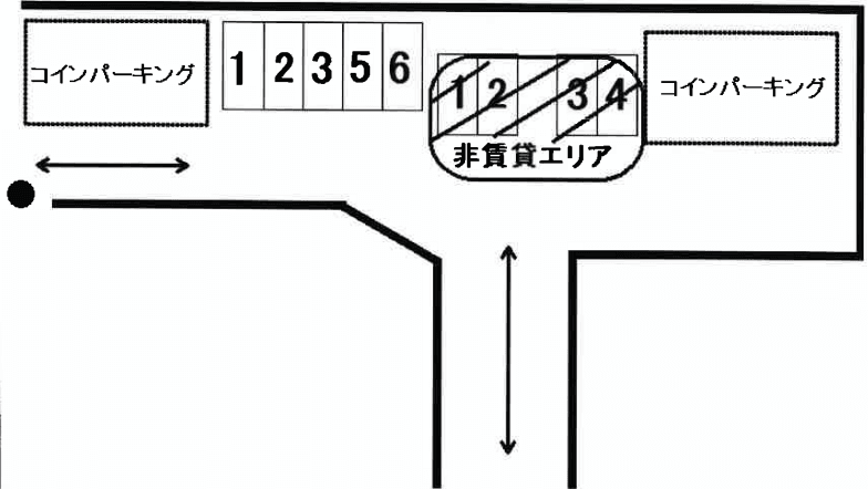 サイラントパーキングの駐車配置図