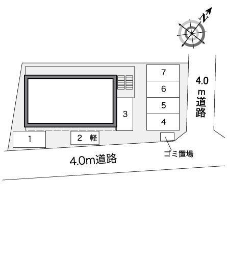 御林(38736)の駐車配置図