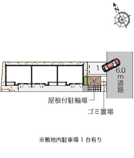 クレイノＦＩＶＥＲ　ＨＩＬＬＳ(56095)の駐車配置図