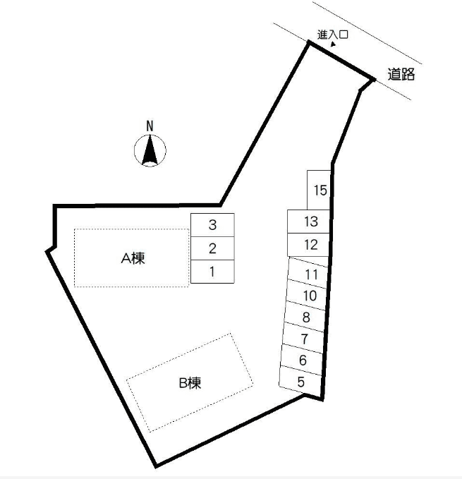 FKフォーレス・くすのきの駐車配置図