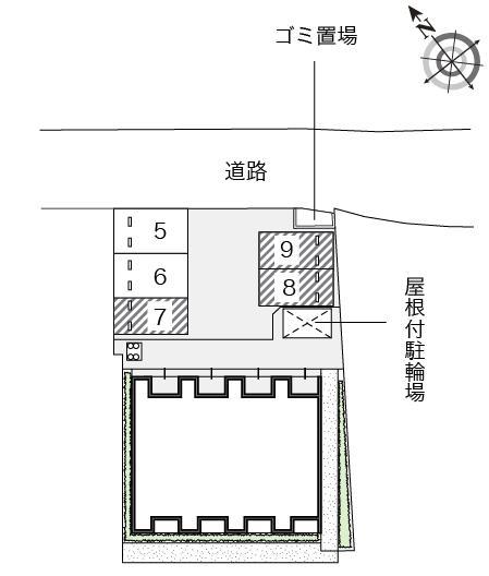 イーハトーブⅡ(53150)の駐車配置図