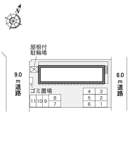 南風原(34340)の駐車配置図
