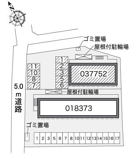 ＭＹＫ高砂(37752)の駐車配置図