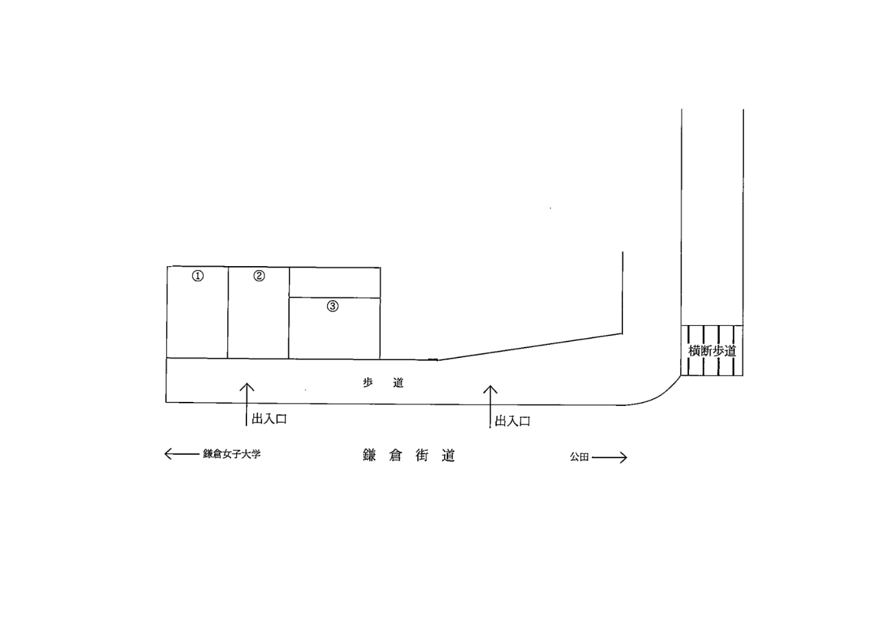 原駐車場の駐車配置図