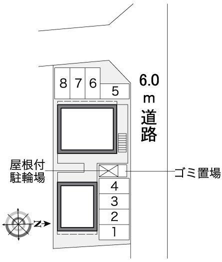 イーストヒル(30193)の駐車配置図