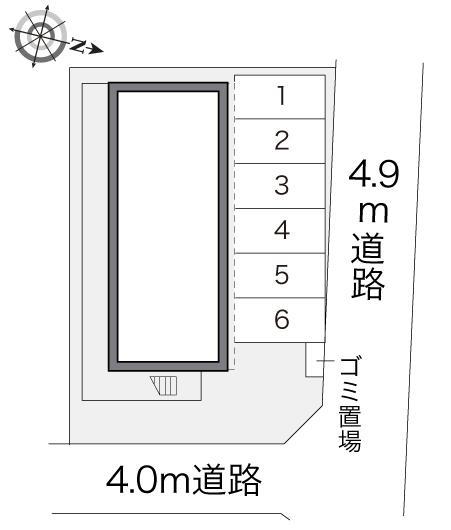 亀田(17306)の駐車配置図